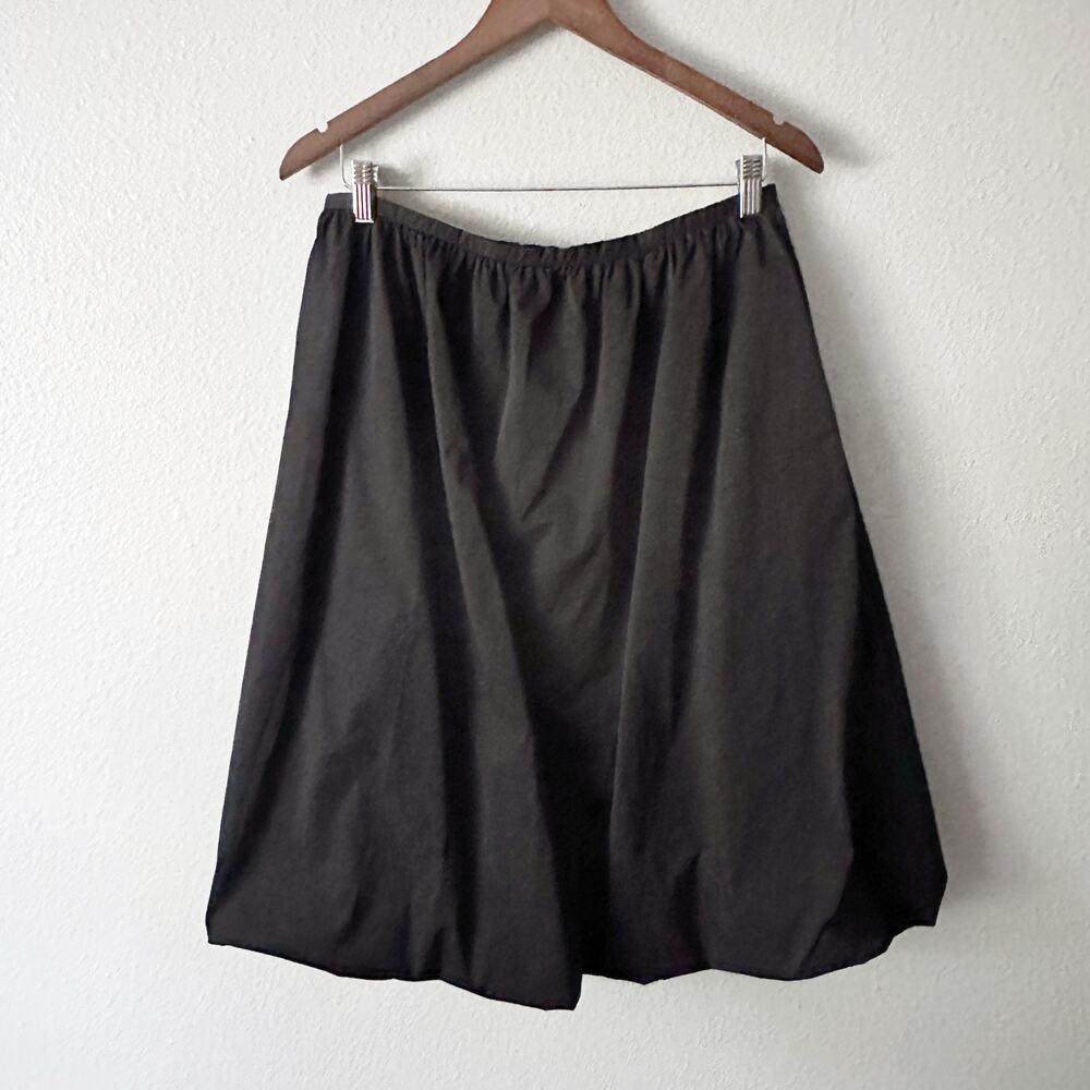 Banana Republic Black Taffeta Bubble Skirt